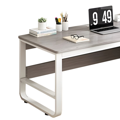 Salto pakoworld desk with shelf-MDF natural-white 120x48x74cm