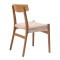 Safal chair pakoworld oak oak wood-seat ecru rope 51x50x78cm