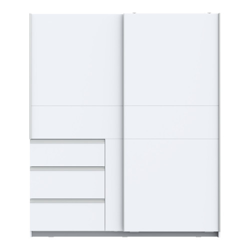 2-door ardrobe Gotion pakoworld white melamine 170.5x61x200,5cm 2-door ardrobe Gotion pakoworld white melamine 170.5x61x200,5cm