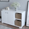 Entrance furniture  Deril pakoworld white melamine 90x33x52.5cm