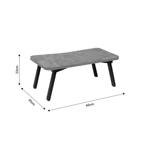 Laptop stand Rahe pakoworld anthracite melamine 60x35x23cm