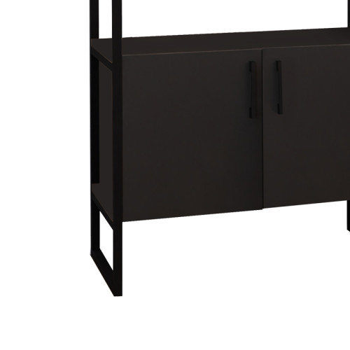 Entrance furniture Thoj pakoworld anthracite melamine 120x34x180cm