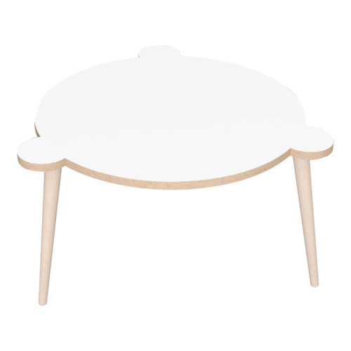 Kids table with stool Childy pakoworld 4 pieces set white mdf