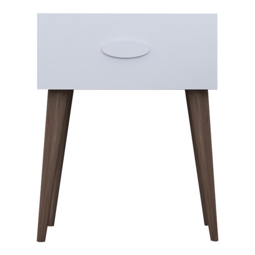 Nighstand Laber pakoworld white melamine 45x30x57.5cm Nighstand Laber pakoworld white melamine 45x30x57.5cm