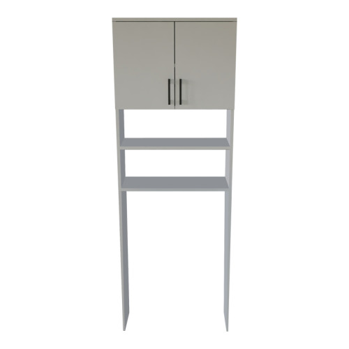 Laundry cabinet Hifro pakoworld white melamine 65x27x185.5cm