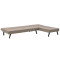 Corner sofa-bed Inart 6-50-585-0013 reversible beige 256x163x75cm