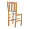 Coffee shop chair Damnir pakoworld solid beech wood polish walnut 41x42x92cm