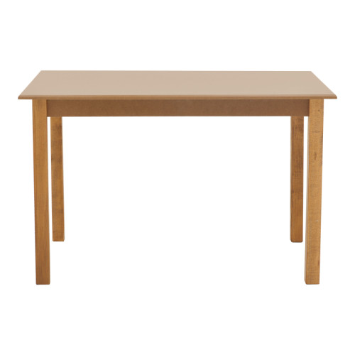 Table Zolenio pakoworld solid beech wood with mdf top polish walnut 120x80x76cm