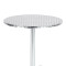 Table Lazo pakoworld chrome aluminium D70x70cm