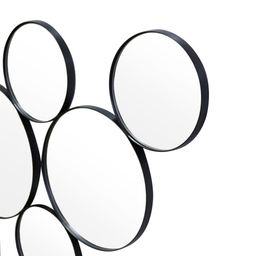 Mirror Sowel pakoworld black 120x2x76cm Mirror Sowel pakoworld black 120x2x76cm