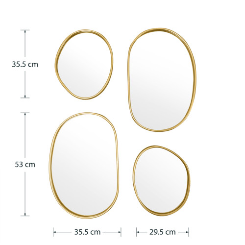 Mirror Klelia pakoworld 4pieces 60x2x96.5cm Mirror Klelia pakoworld 4pieces 60x2x96.5cm