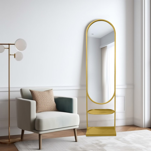 Mirror Anelsa pakoworld gold 45.5x25x180cm