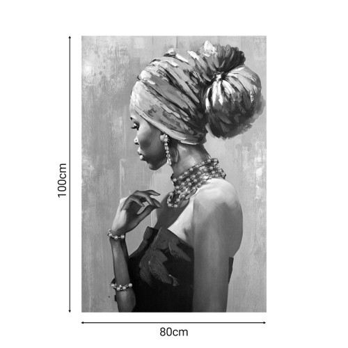 Canvas wall art African Inart 80x3x120cm