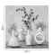 Canvas wall art Vase I Inart 100x3x100cm