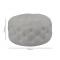 Pouf stool Ferdia pakoworld velvet grey D59x28.5cm