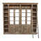 Library Librardy Inart lime wash solid mango wood 247x35x220cm