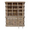 Library Shelvy Inart sonoma solid mango wood 200x40x230cm