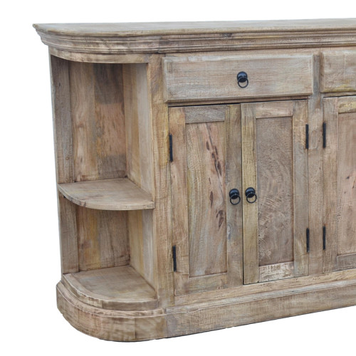 Buffet Freklian Inart natural solid mango wood 200x42x90cm Buffet Freklian Inart natural solid mango wood 200x42x90cm