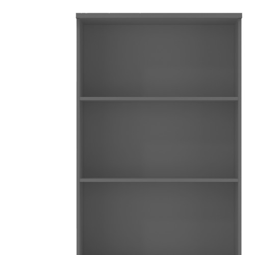 Bookcase professional Denith pakoworld dark grey 80x40x200cm