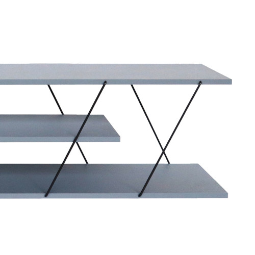 Coffee table Tars pakoworld grey-black 120z30x33cm