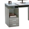 Computer desk Liberion pakoworld grey-oak 120x55x76cm