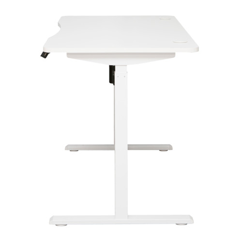 Electric adjustable table pakoworld white 140x60x72-117cm