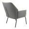 Armchair Kieran pakoworld fabric beige-grey - black leg 67x89x86cm