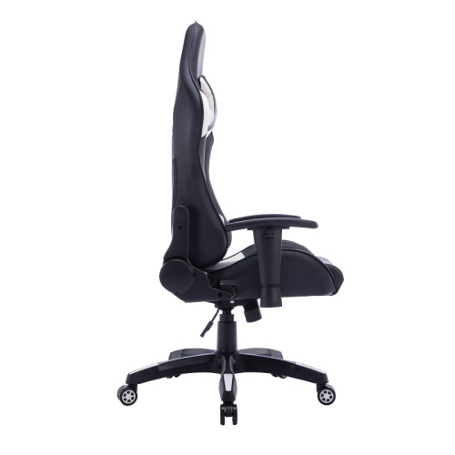 Office Gaming chair Hartley pakoworld pu black-white 67x57x139cm Office Gaming chair Hartley pakoworld pu black-white 67x57x139cm