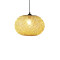 Ceiling light Universe Inart E27 natural bamboo D38χ175cm