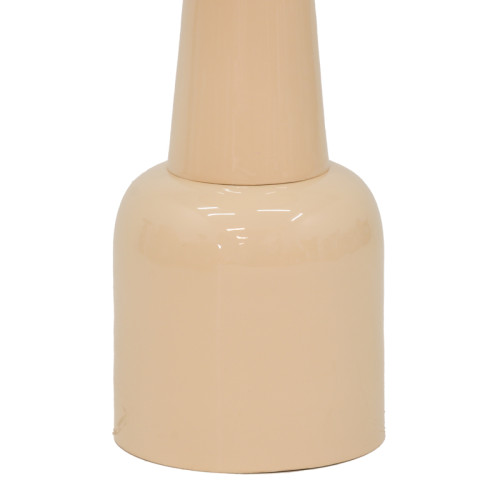 Side table Easyful Inart cream-gold metal D36x58cm