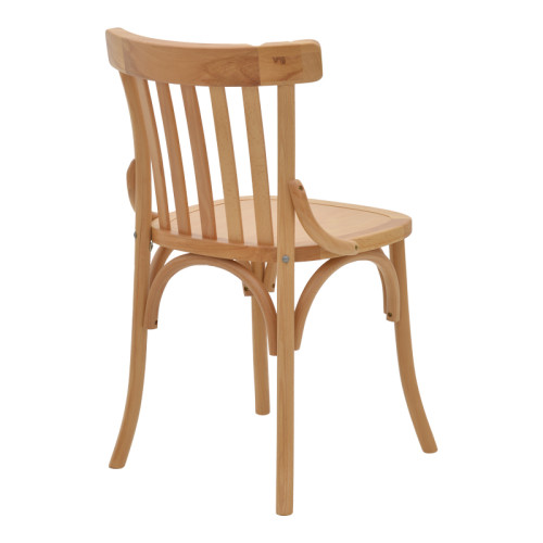 Chair Flisbie pakoworld natural beech wood 46x48x86cm