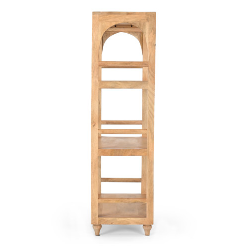 Novel Inart bookcase solid acacia wood 66x35.5x127cm Novel Inart bookcase solid acacia wood 66x35.5x127cm