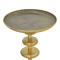 Side table Trego Inart gold-black metal D39x55cm