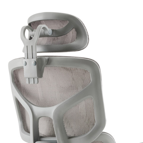 Director s office chair Karlo pakoworld white-black mesh fabric 72x70x112cm