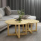 Coffee table Darko pakoworld set 2 pieces natural