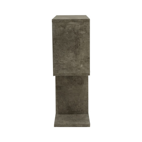 Side table Kora pakoworld melamine gray oak 60x20x60cm