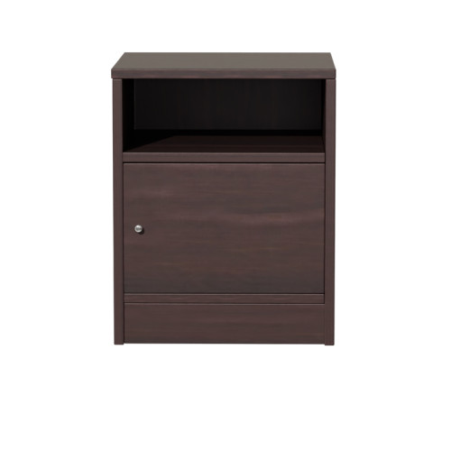 Bedside Foly pakoworld with one drawer wanut 40x40x50cm Bedside Foly pakoworld with one drawer wanut 40x40x50cm