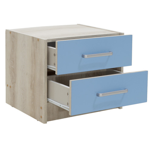 Children s nightstand Looney pakoworld castillo-blue 47,5x40,5x40,5
