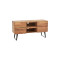 TV cabinet Dervie pakoworld natural solid acacia wood 130x43.5x66.5cm