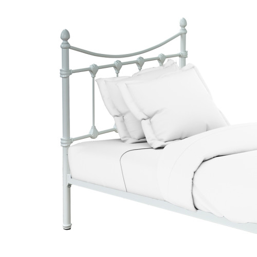 Bed Beowulf pakoworld white metal 90x190x102cm Bed Beowulf pakoworld white metal 90x190x102cm