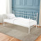 Bed Havelock pakoworld white metal 90x190x98cm