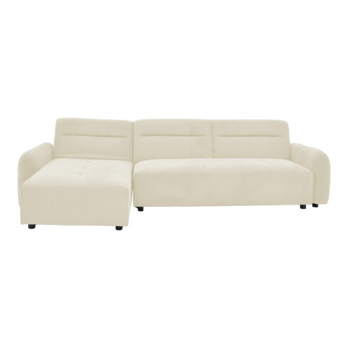 Reversible corner sofa Inspired pakoworld beige fabric 293x80x142cm