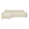 Reversible corner sofa Inspired pakoworld beige fabric 293x80x142cm