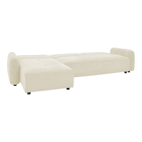 Reversible corner sofa Inspired pakoworld beige fabric 293x80x142cm