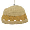 Ceiling lamp Gervi Inart E27 natural D50x110cm