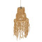 Ceiling lamp Nairan Inart E27 natural D30x125cm