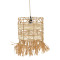 Ceiling lamp Crossio Inart E27 natural D30x110cm