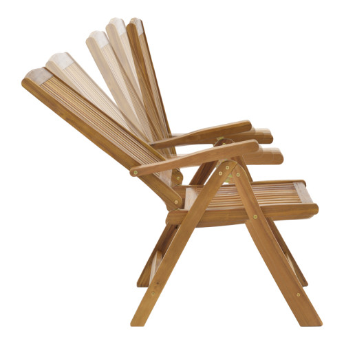 5-seat armchair Zerco pakoworld folding acacia wood natural 61x65x110cm 5-seat armchair Zerco pakoworld folding acacia wood natural 61x65x110cm