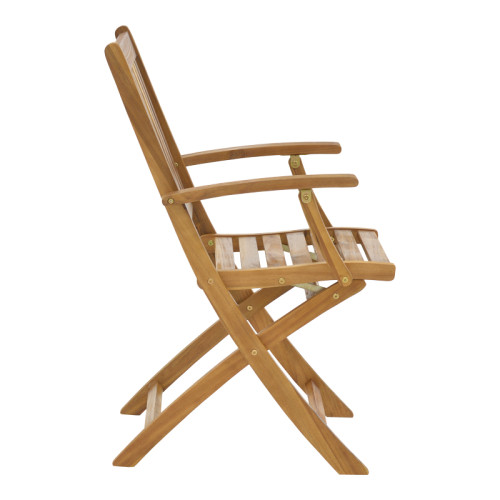 Mobie pakoworld folding armchair natural acacia wood 56x61x89cm Mobie pakoworld folding armchair natural acacia wood 56x61x89cm