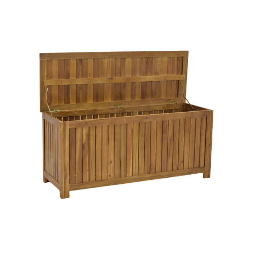 Trunk Zarco pakoworld acacia wood natural 130x45x58cm